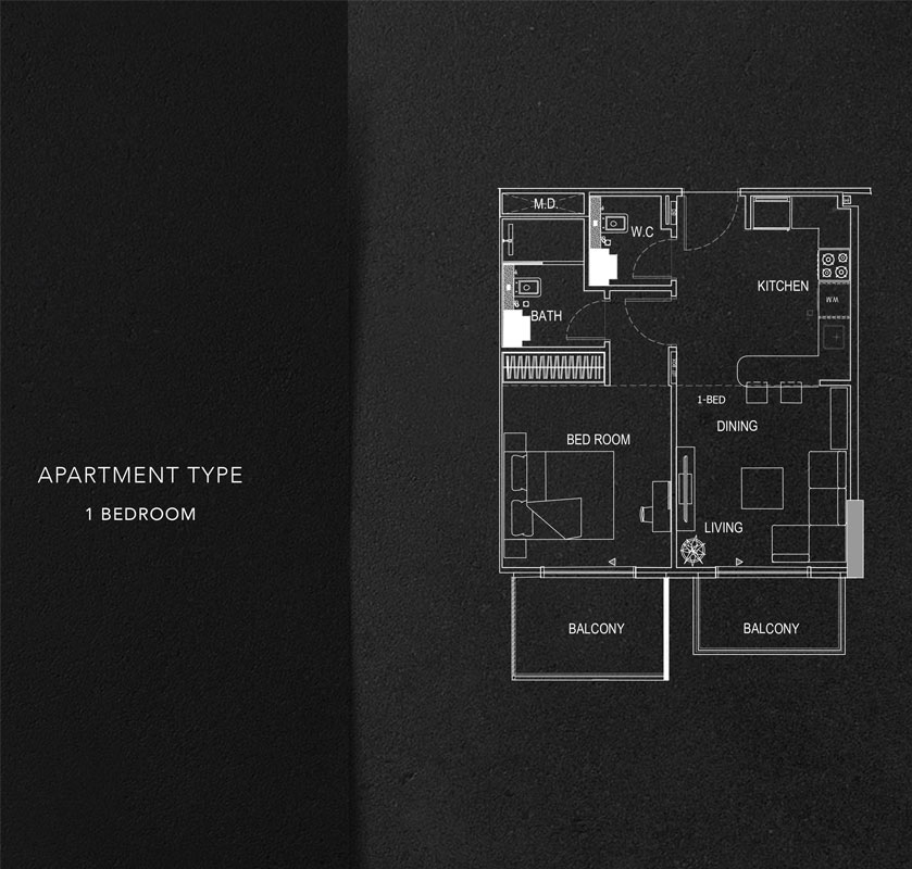 Binghatti Rose Floor Plan