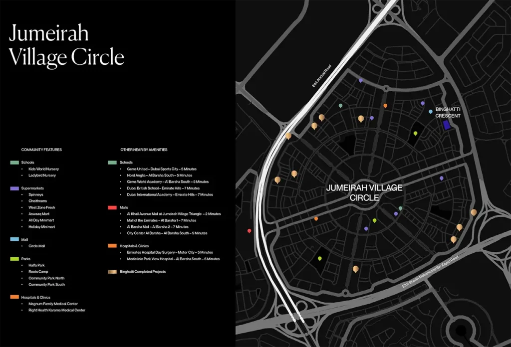 Binghatti Crescent  Master Plan