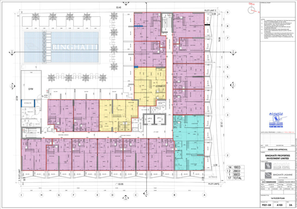 Binghatti Jasmine Floor Plan