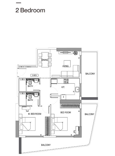 Binghatti Luna Floor Plan