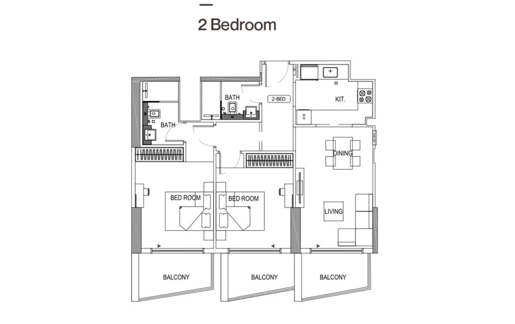 Binghatti Crest Floor Plan