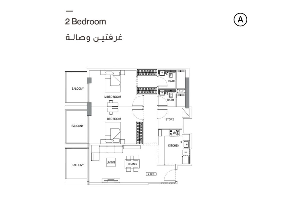 Binghatti Crescent Floor Plan