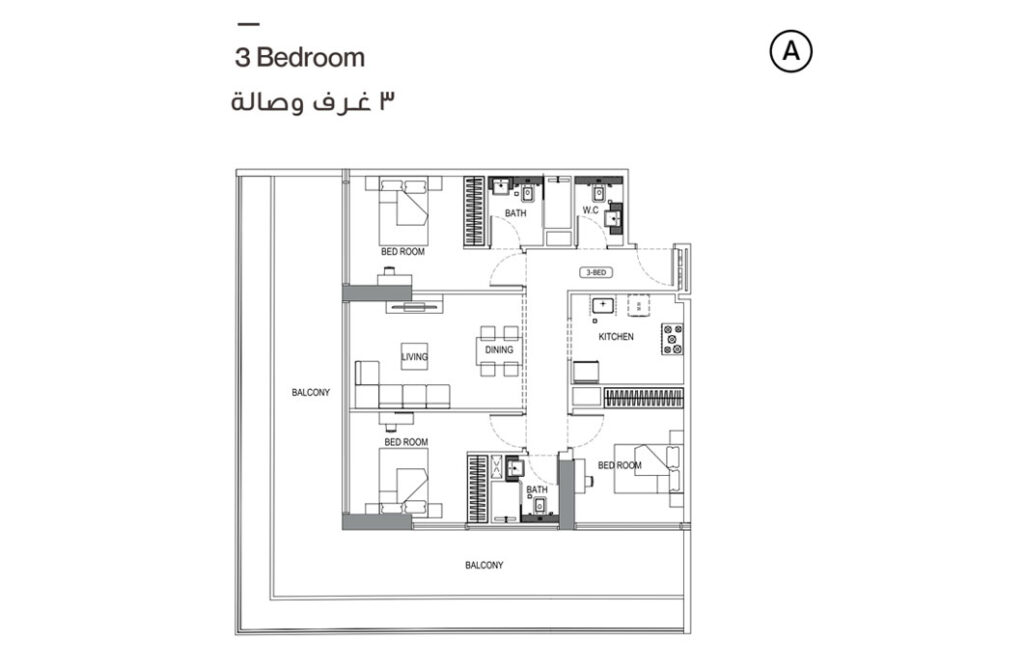 Binghatti Crescent Floor Plan